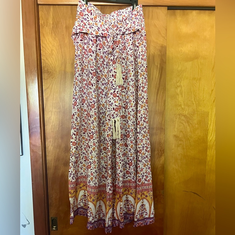 Simplee Women’s Wide Led Boho Floral Pants.